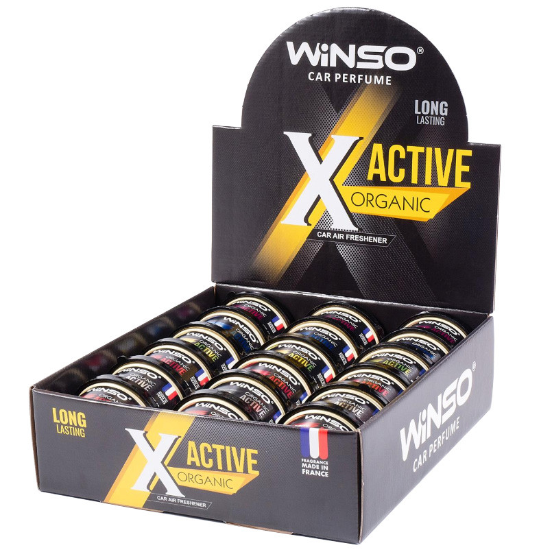 Ароматизатор Winso X Active Organic MIX №1 набор Львов - изображение 1