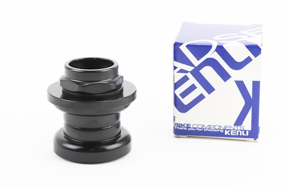 Кермова колонка 1" (30/25.4x30/27) різьбової вилки, чорні KL-B202 Київ - фото 1