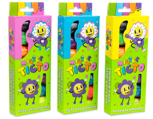 Набір для творчості Містер тісто 7 штук Strateg українською мовою (41001), шт Київ - фото 1