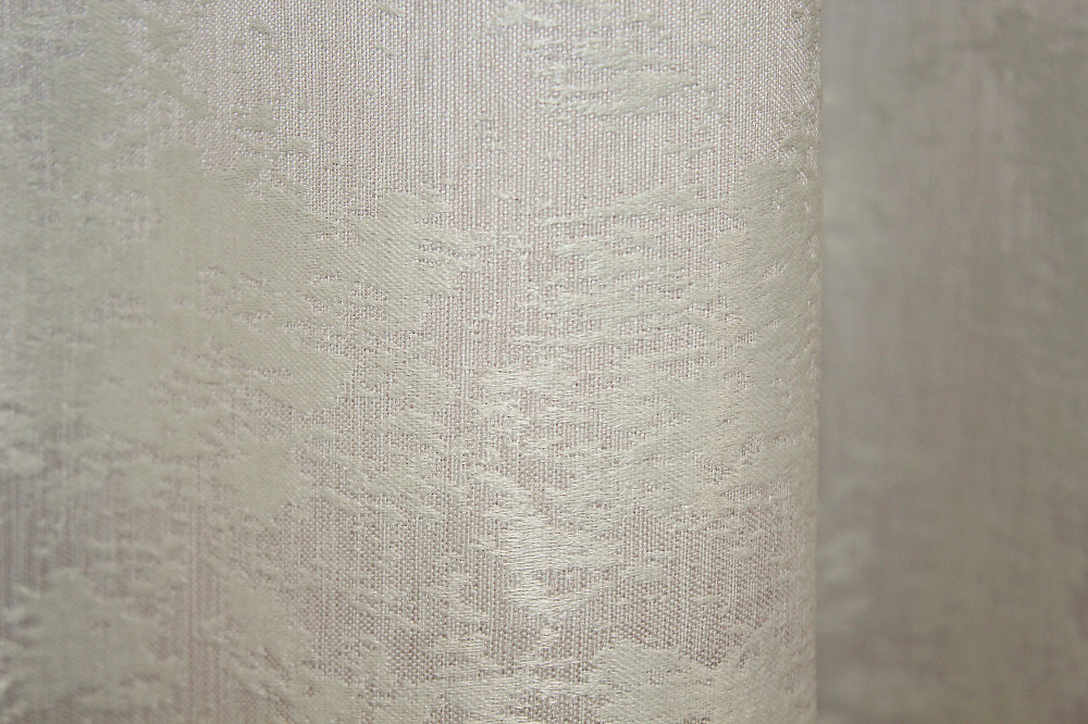 Комплект готових штор VR-Textil Жакард Sultan XO № 1281ш Світло-бежевий 100х270 см 2 шт (31-618) Київ - фото 6