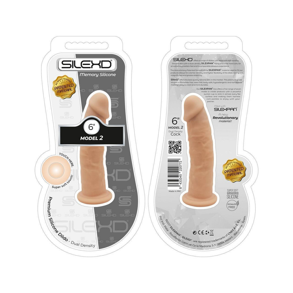 Фаллоимитатор SilexD Robby Flesh (MODEL 2 size 6in), двухслойный, силикон+Silexpan, диаметр 3,5см Sex Aura Киев - изображение 3