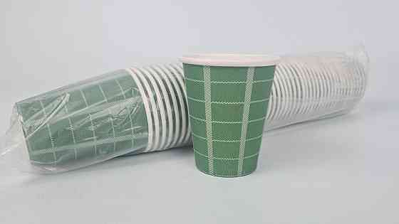 Стакан паперовий 175 мл Юніта карта зелена h7 (50 шт.) Харків