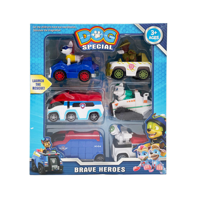 Ігровий набір героїв "Щенячий патруль" DT956 (HS-5875)-1, 6 героїв в коробці Вінниця - фото 1