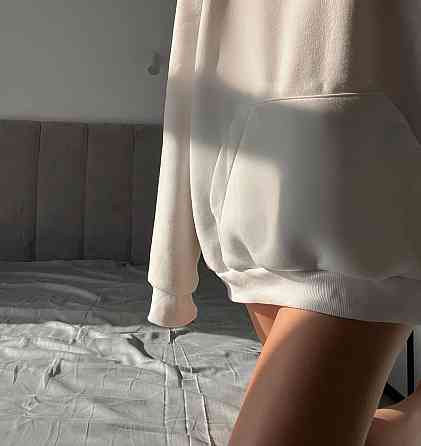 Женская стильная худая трехнитка на флисе Белый, 48/52 Одесса