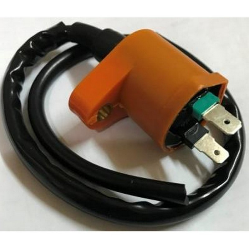 Котушка запалювання (тюнінг) скутер 4 т 50-150 (жовтогаряча) STAR Мукачево - фото 1