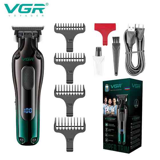 Машинка для стрижки волосся з універсальним живленням VGR V-998, Чоловічий тример для окантовки GJ-86 Івано-Франківськ
