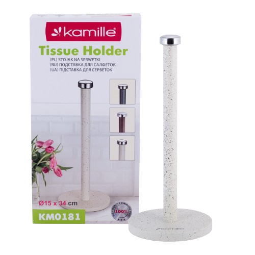 Тримач для паперових рушників d15*34см нержавіюча сталь Besser Житомир - изображение 5