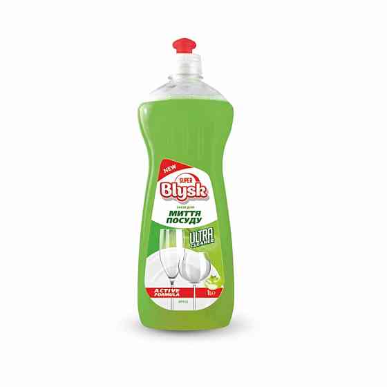 Засіб для миття посуду Super Blysk яблуко, 1000мл Киев