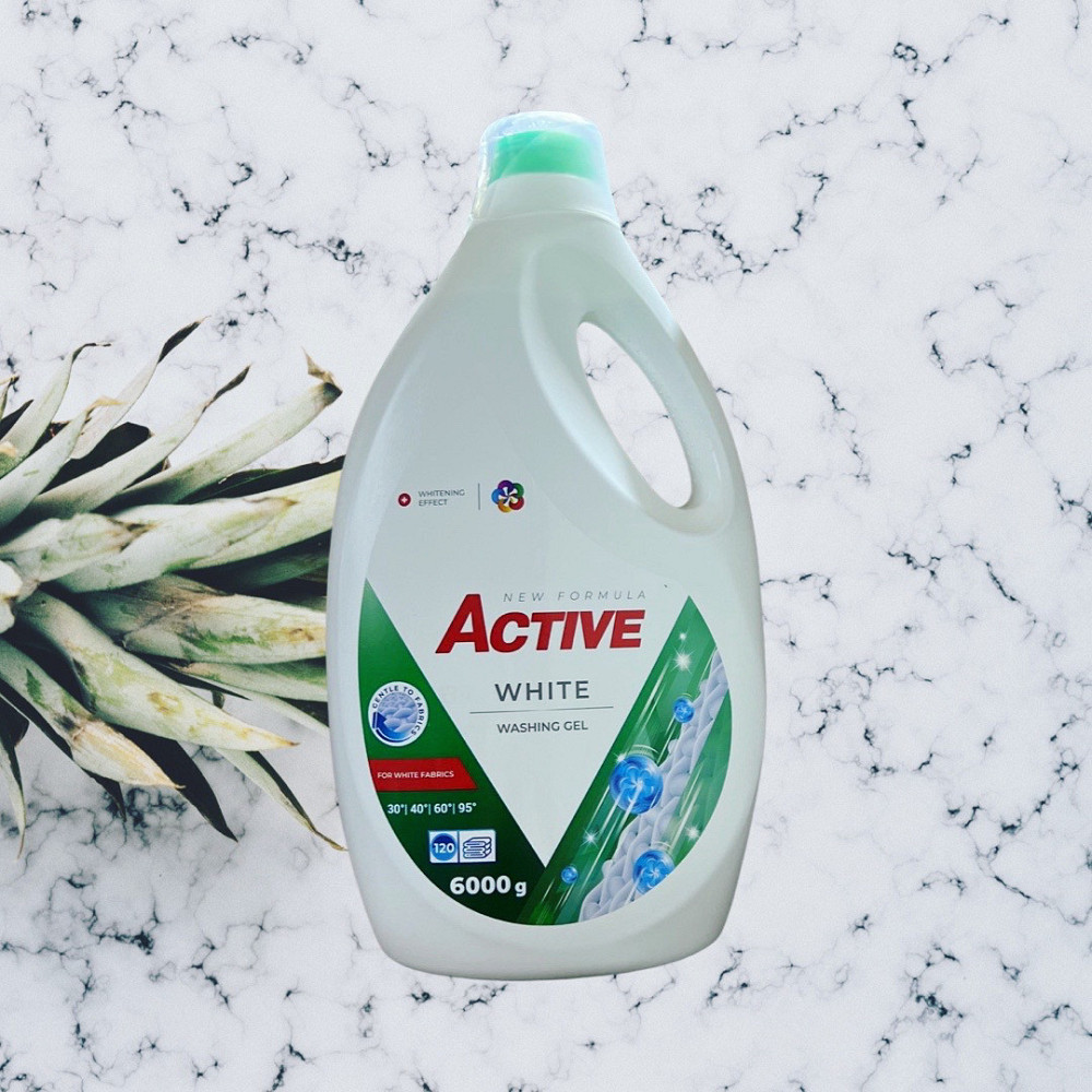 Універсальний гель для прання Active white 6л. (Аналог порошку Ariel) Виноградів - фото 3