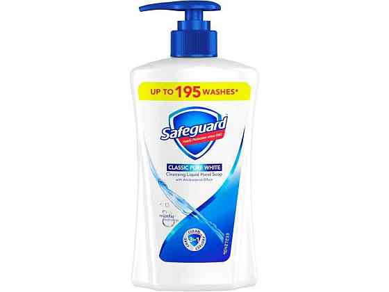 Мило рідке 390мл Safeguard Класична сліпучо-біле ТМ SAFEGUARD   Solmir Київ