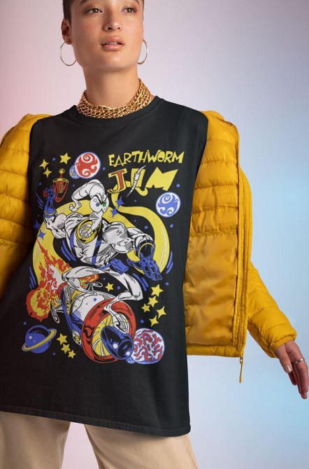 Футболка з аніме принтом Нев Джіммй Буффетт Тоур оверсайз (S/M/L) Чорний AnimeJ0920 Дніпро - фото 3