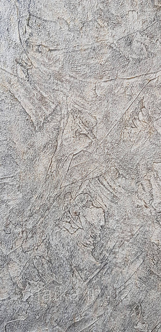 Шпалери метрові вінілові на флізеліні Sintra Vila під штукатурку мазки структурні коричневі золотисті 532492 Київ - фото 2