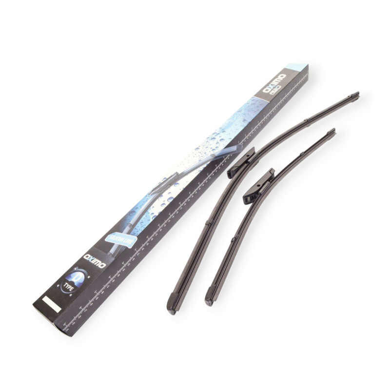 Щітки oximo модельні безкаркасні (к-т 2шт) d-type 800 + 750 мм двірника Мукачево - фото 2