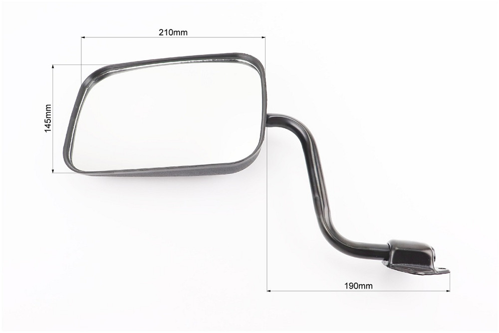 Дзеркала к-кт на МОТОТРАКТОР, "прямокутні" 210x145mm - чорні, кріплення під три болти Киев - изображение 2