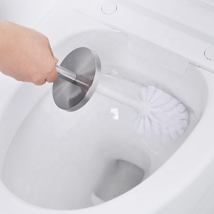 Ерш напольный Zerix RICH ME03CS из нерж. стали с силиконовой щеткой цвет хром (ZX4640) Черновцы - изображение 3