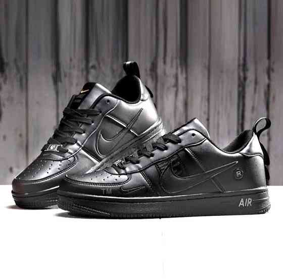 Термо Кросівки Nike Чорні Чоловічі Шкіряні Найк Форси Єврозима (розміри: 41,42,43,44,45) Відео Огляд Дніпро