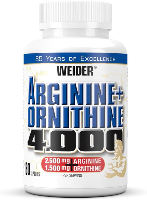 Амінокислоти Weider Arginine+Ortnithine 180 caps Луцьк - фото 1