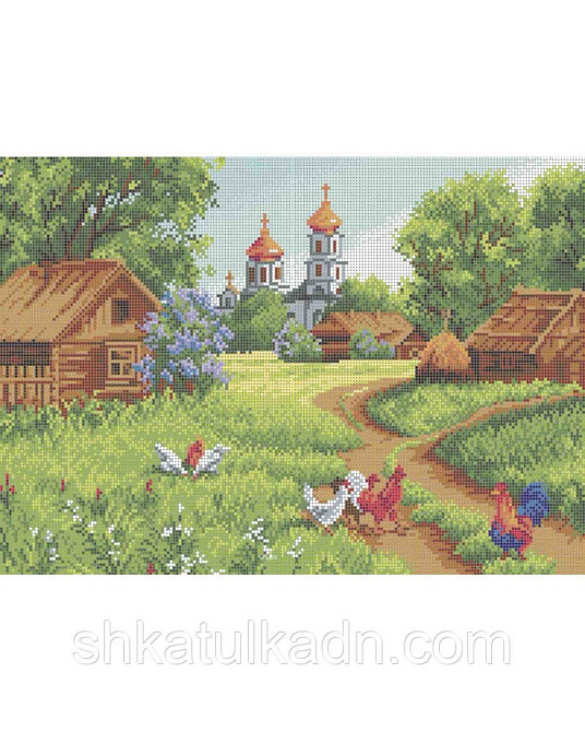 Схема для вишивки бісером Сільська ідилія Дніпро - фото 1