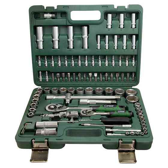Grad Набор насадок торцевых и бит 1/4", 1/2" 94шт GRAD (6004265) Коломыя