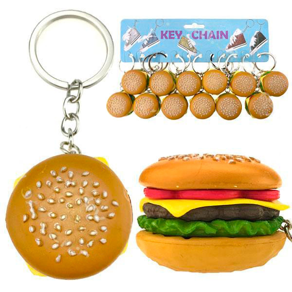 Брелоки для ключів Гамбургер 12 шт Київ - фото 1