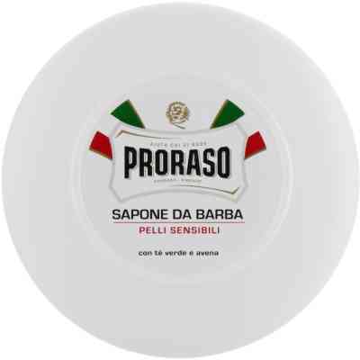 Мыло для бритья Proraso Для чувствительной кожи С экстрактом зеленого чая и овса 150 мл (8004395001682) Винница