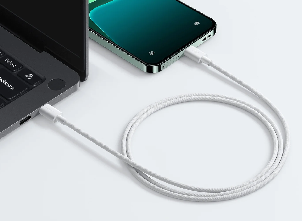 Кабель Xiaomi 3A Braided USB-C to USB-C Cable (1m) Київ - фото 5