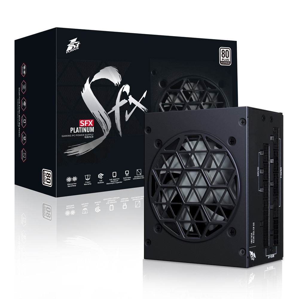 Блок живлення 1stPlayer PS-650SFX (SFX-GLD-650-BK-EU) 650W ( Чорний ) Харків - фото 5