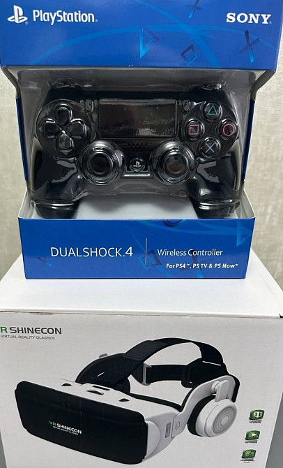 Геймпад ps4 DUALSHOCK + 3D окуляри. Харків - фото 1