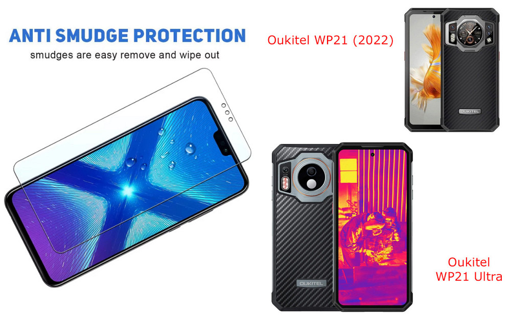 Защитное стекло NeoGlass для Oukitel WP21 (2022), WP21 Ultra – ультрапрозрачное и устойчивое Киев - изображение 3