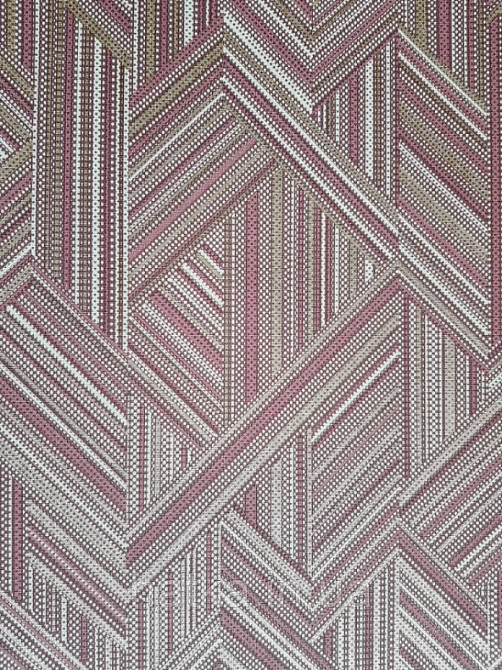 Ообои вінілові на флізелін Decoprint Moments MO22843 геометрія смуги точки фігури рожеві білі золоті Київ - фото 1