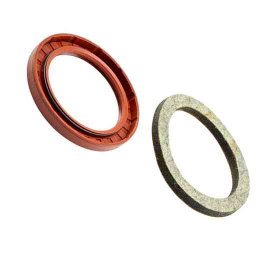 Манжета коленвала переднего, набивка (красный) реверс ЮМЗ Мукачево