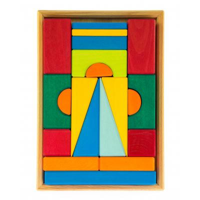 Конструктор Nic деревянный Тоскана маленький 20 эл. (NIC523311) Винница - изображение 2