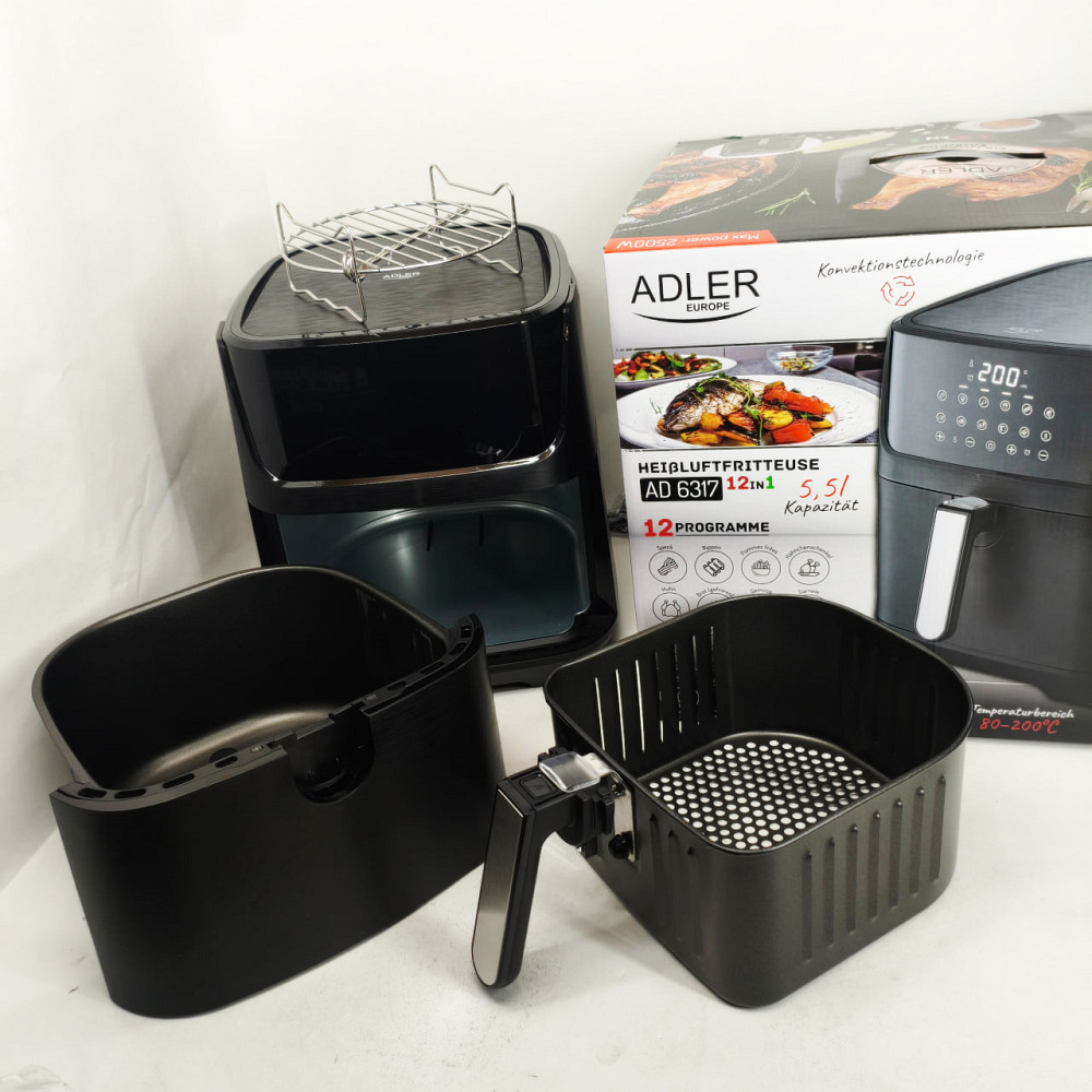 Мощная электрическая аэрофритюрница для дома, Фритюрница аэрофритюрница, Электрическая печь-фритюрница KJ-22 Львов - изображение 10