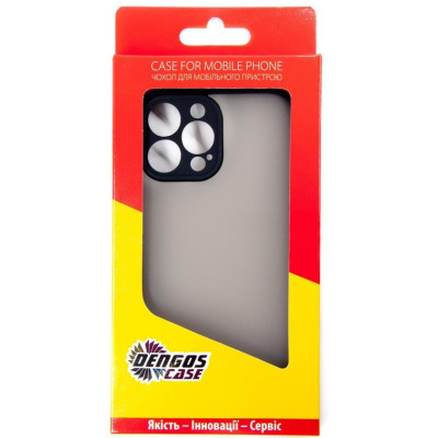 Чехол для мобильного телефона Dengos Matte Bng iPhone 13 Pro (black) (DG-TPU-BNG-14) Винница - изображение 2