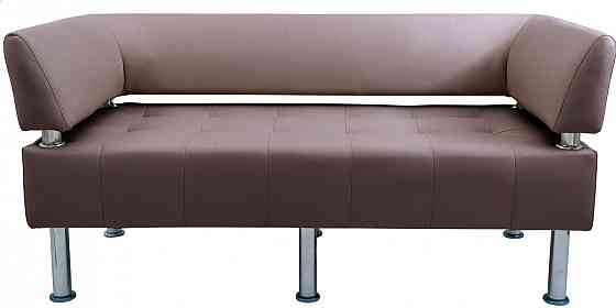 Диван Flay Office двійка зі спинкою та підлокітниками 1550х650х750 Коричневий Київ