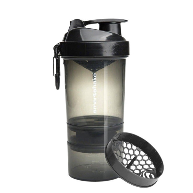 Шейкер спортивний SmartShake Original2GO 600ml Dark Gray Кам'янське - фото 2