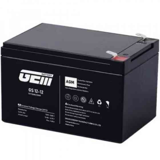 Акумуляторна батарея GEM Battery 12V-12Ah, AGM, F1/F2, (GS 12-12) Київ
