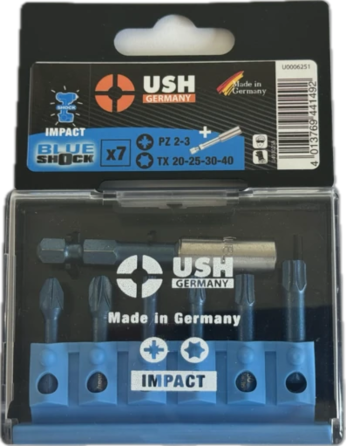 Набор насадок отверточных Blueshock USH: 1/4