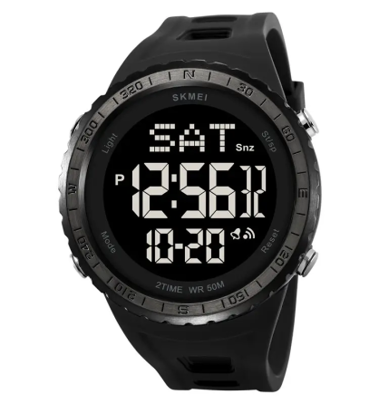 Годинник чоловічий наручний спортивний Skmei 2192 (Чорний з чорним) Київ