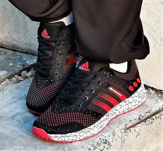 Кросівки Adidas Climacool Чорні Чоловічі Адіас Червоні (розміри: 41,42,43,44,45) Дніпро