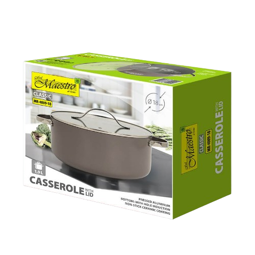 Каструля 1,9л з кришкою а/п Ceramic MR-4009-18 Maestro Житомир
