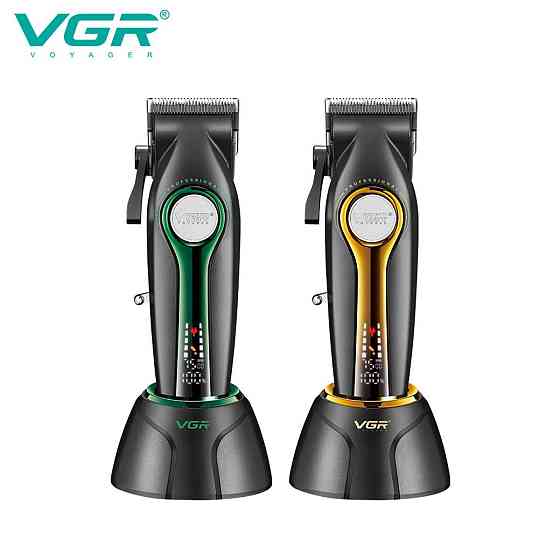 Машинка для стрижки VGR V-010 аккумуляторная беспроводная 6 насадок(20) Киев