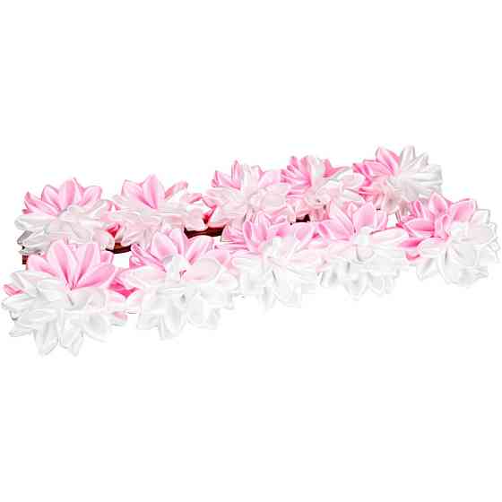 Набір резинок для волосся 0108-345, 10 штук, з бантом-квіткою Вінниця