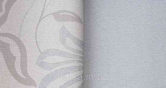 Шпалери вінілові на флізеліні Grandeco Universe метрові однотонні під тканину дрібна точка бузкові блакитні Київ