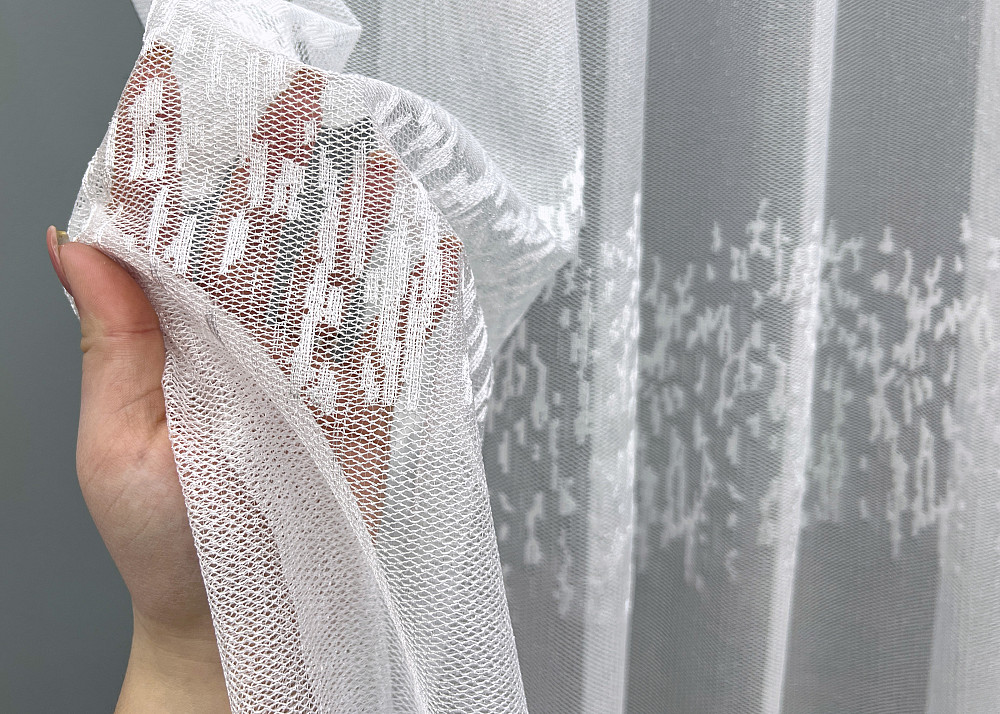 Тюль VR-Textil 2009т Жакард Білий 400х270 см (42-____) Київ - фото 5