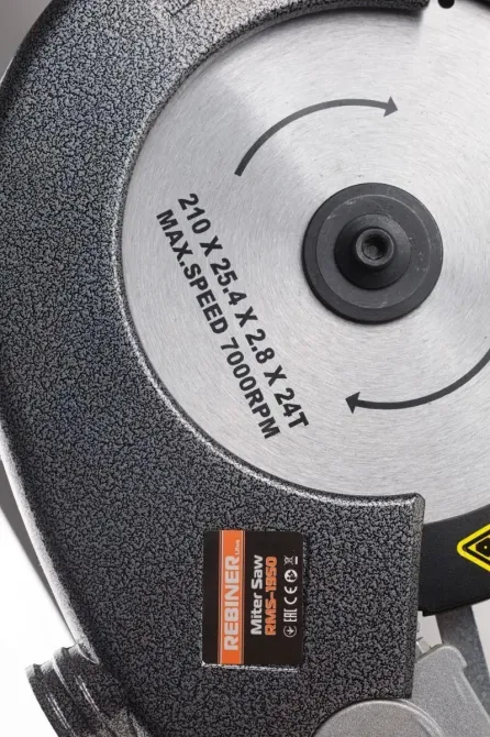 Торцювальна пила Rebiner RMS-1950 (210 мм, 1400 Вт) Львів - фото 7