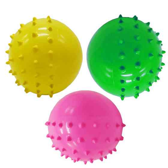 Мяч резиновый с шипами 