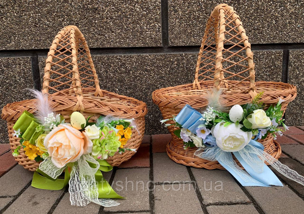 Кошик на Великдень плетений з лози Київ - фото 5