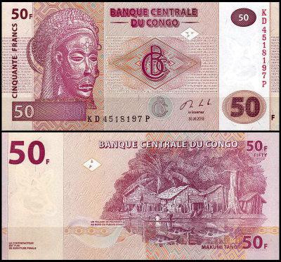 Конго / Congo 50 francs 2013 Pick 91 UNC Полтава - изображение 1