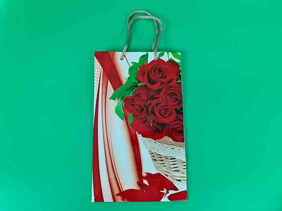 Паперовий пакет подарунковий Середній 17/26/8 (артSV-059) (12 шт.) Харків